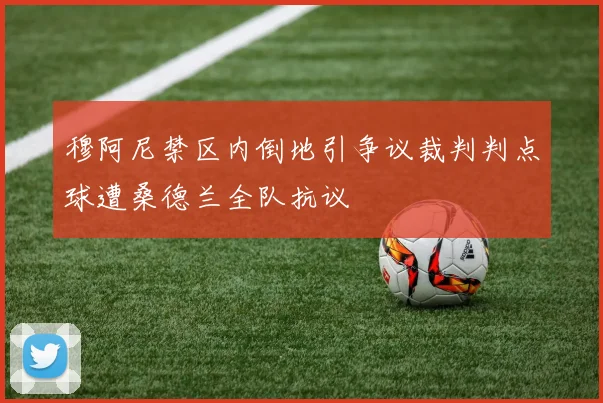 穆阿尼禁区内倒地引争议裁判判点球遭桑德兰全队抗议